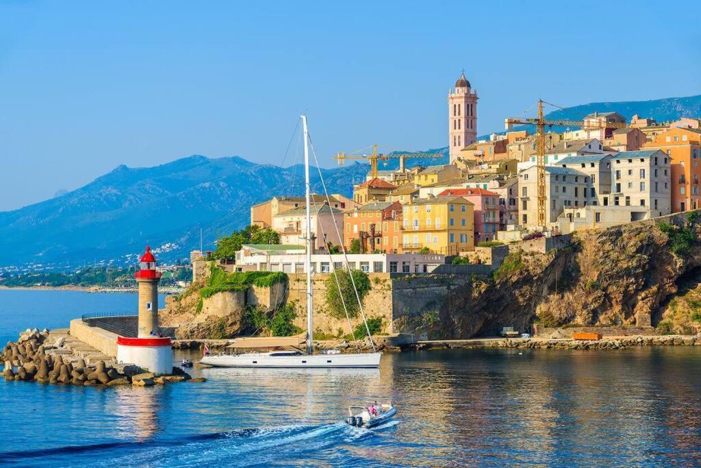 Appartement Vue Mer Avec Parking Gratuit Sur Place Bastia (Corsica) Exterior foto